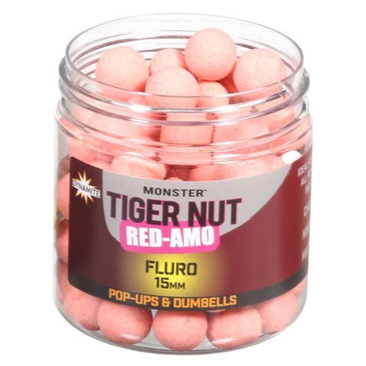 Снимка на Плуващи топчета DYNAMITE BAITS Monster Tiger Nut Red-amo fluoro pop up