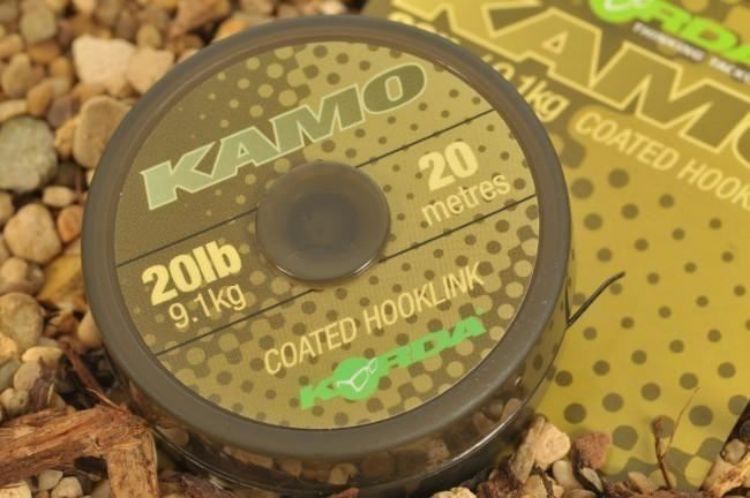 Снимка на Повод с покритие Korda Kamo coated Hooklink 20lb