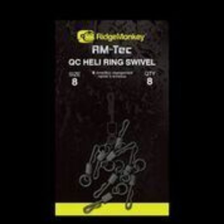 Снимка на Вирбел с халка RidgeMonkey Quick Change Heli Ring Swivel 8