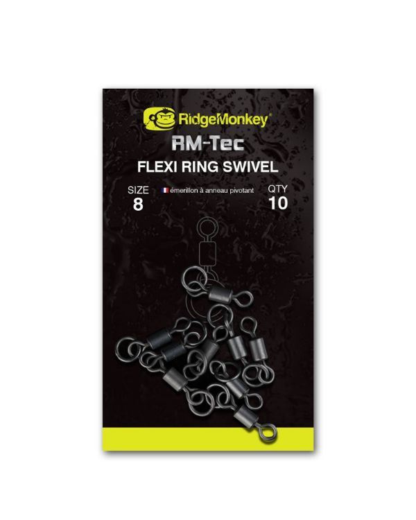 Снимка на Вирбел RidgeMonkey Connexion Flexi Ring Swivel Size 8