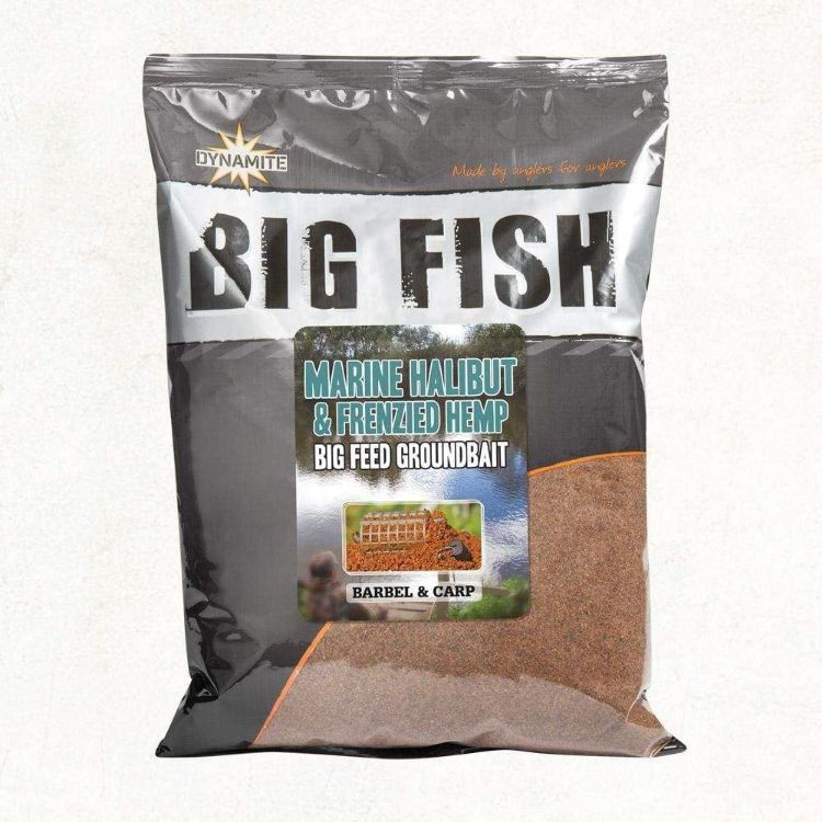Снимка на Метод микс Dynamite Baits Marine Halibut & Hemp Groundbait -1.8kg