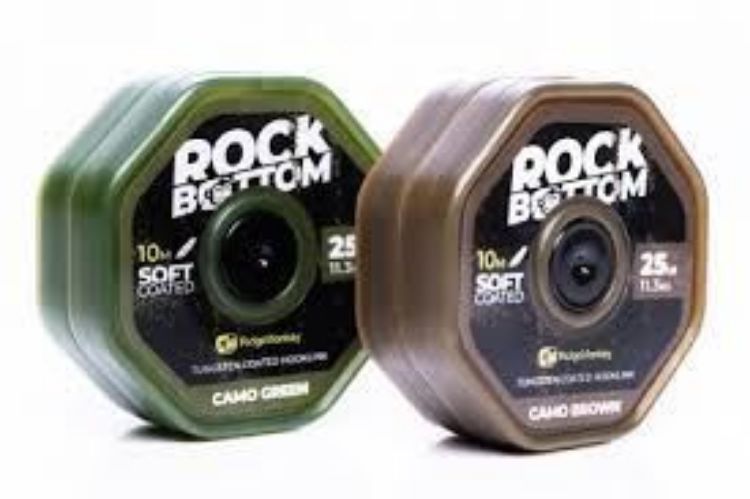 Снимка на Повод с покритие RidgeMonkey  Rock Bottom Tungsten Coated Soft-25lb/10м 