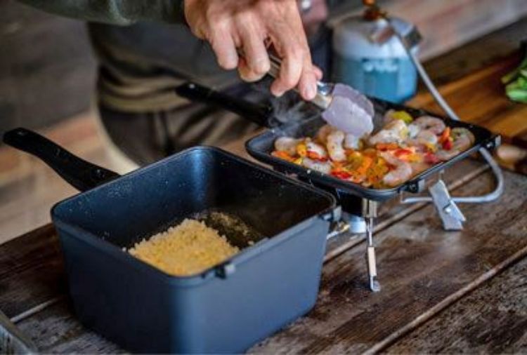 Снимка на Тиган Ridgemonkey - Connect Multi Purpose Pan And Griddle Set 2 размера