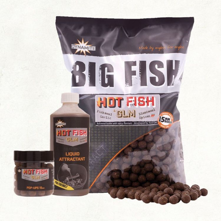 Снимка на Протеинови топчета Dynamite Baits Hot fish & GLM
