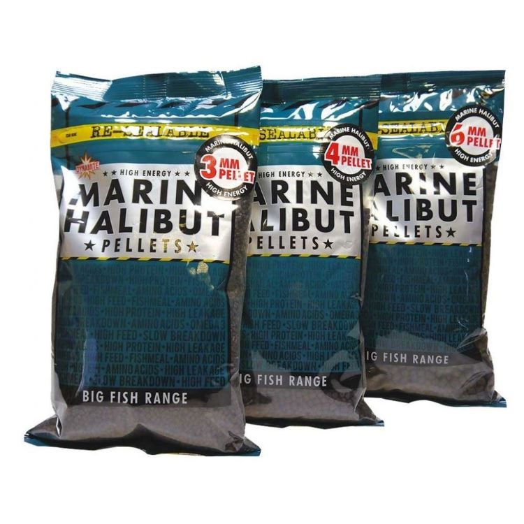 Снимка на Пелети DYNAMITE BAITS Marine Halibut Pellets