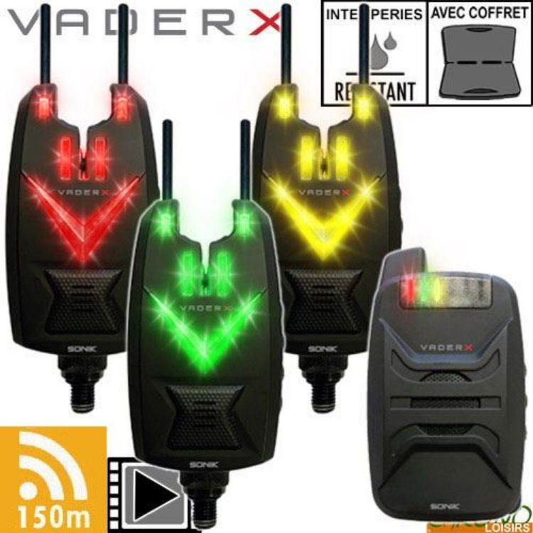 Снимка на Сигнализатори Sonik VADERX BITE ALARMS SET 3+1