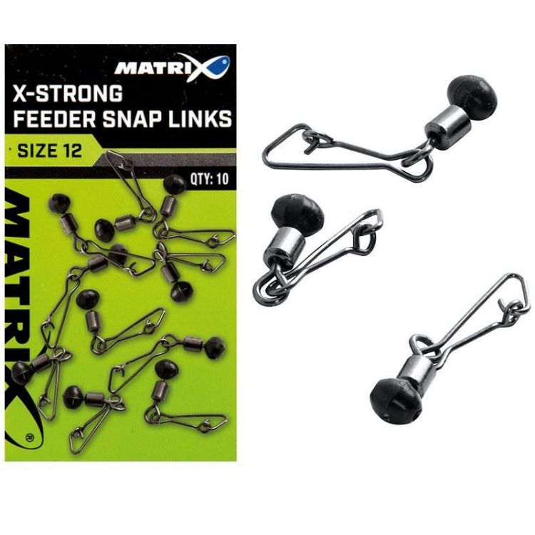 Снимка на Вирбел Бърза Връзка Matrix X Strong Feeder Snap Links
