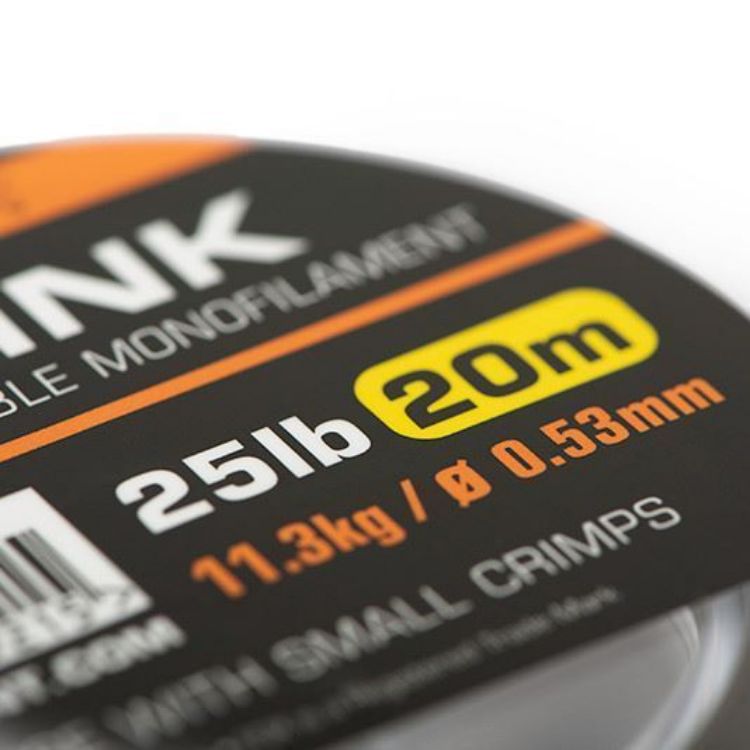 Снимка на Монофилен повод за кримпване Fox Edges Link Crimpable Monofilament 20m