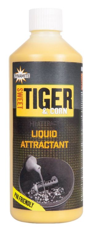 Снимка на Течен Атрактант Ликуид Dynamite Baits Sweet Tiger & Corn Liquid 500ml