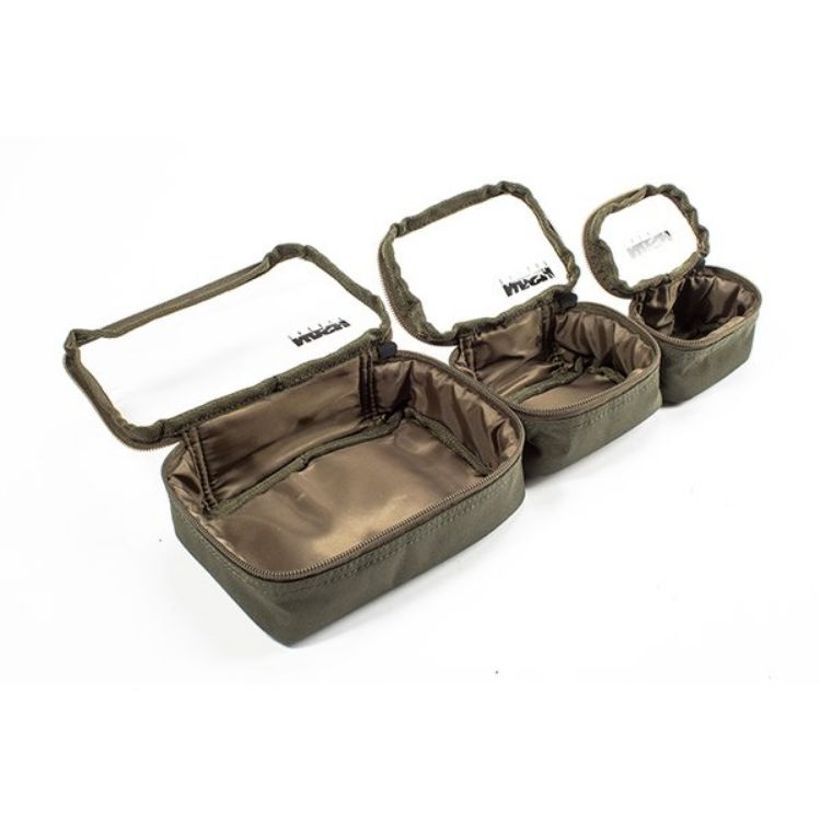Снимка на Комплект чантички за аксесоари Nash Pouch Set With Pvc Lid