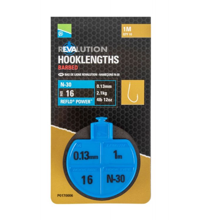 Снимка на Вързани куки PRESTON Revalution Hooklengths N30 - 100cm