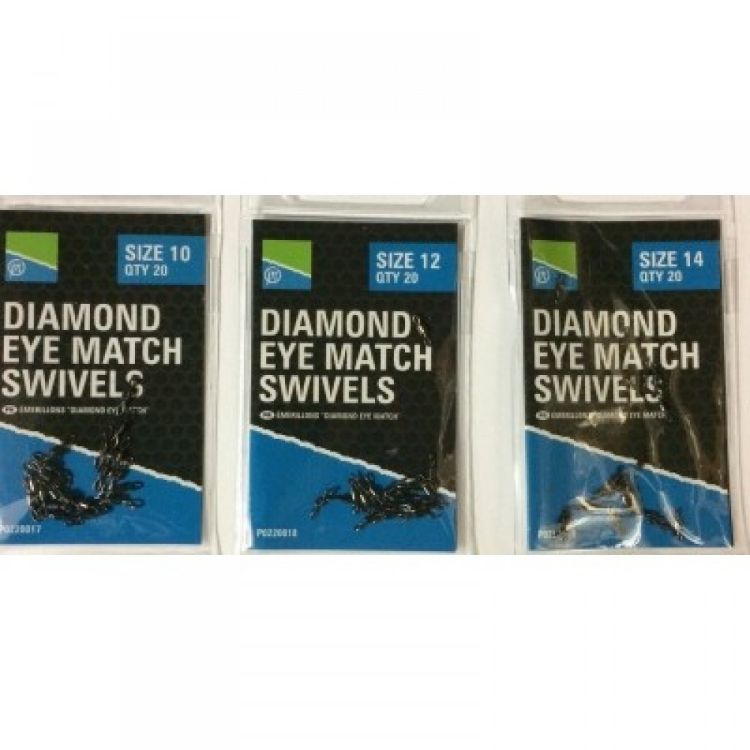 Снимка на Вирбел PRESTON Diamond Eye Match Swivels