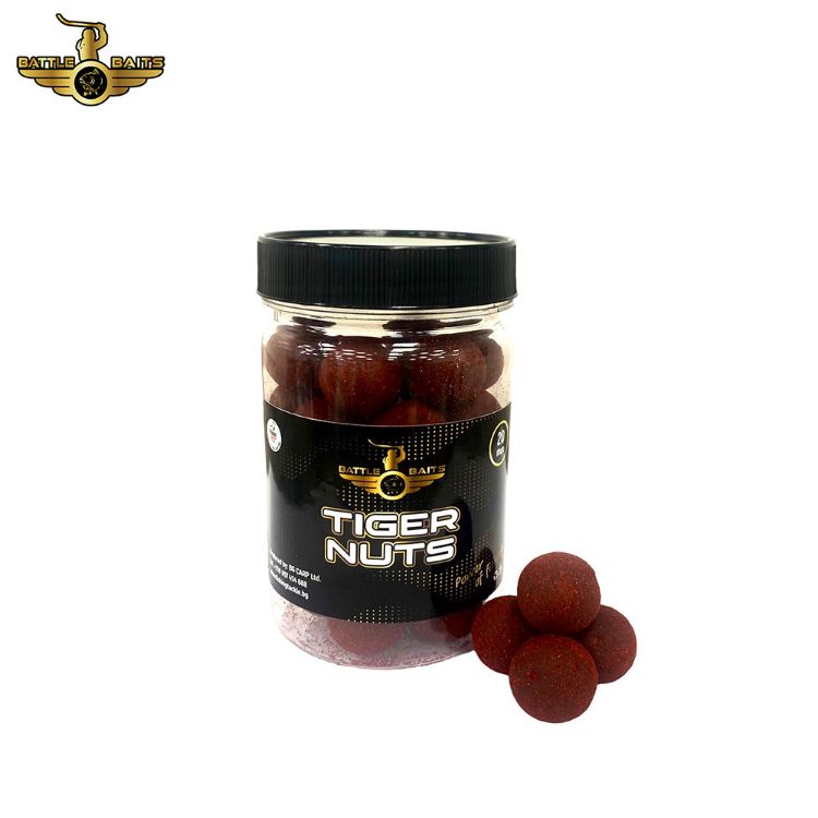 Снимка на Протеинови топчета за стръв BATTLE BAITS Fishmeal Tiger Nuts 20mm