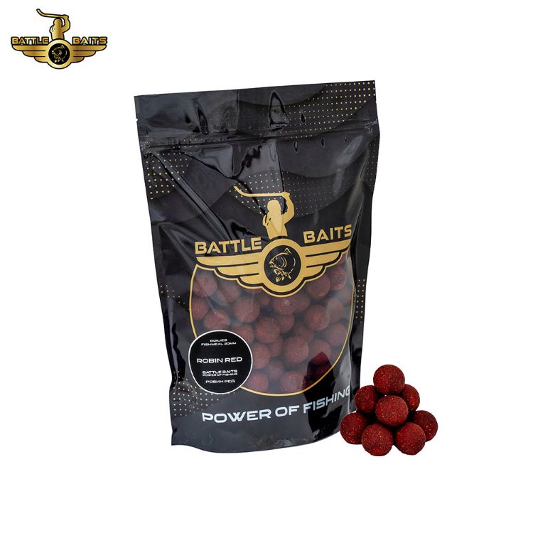 Снимка на Протеинови топчета BATTLE BAITS Robin Red 1kg