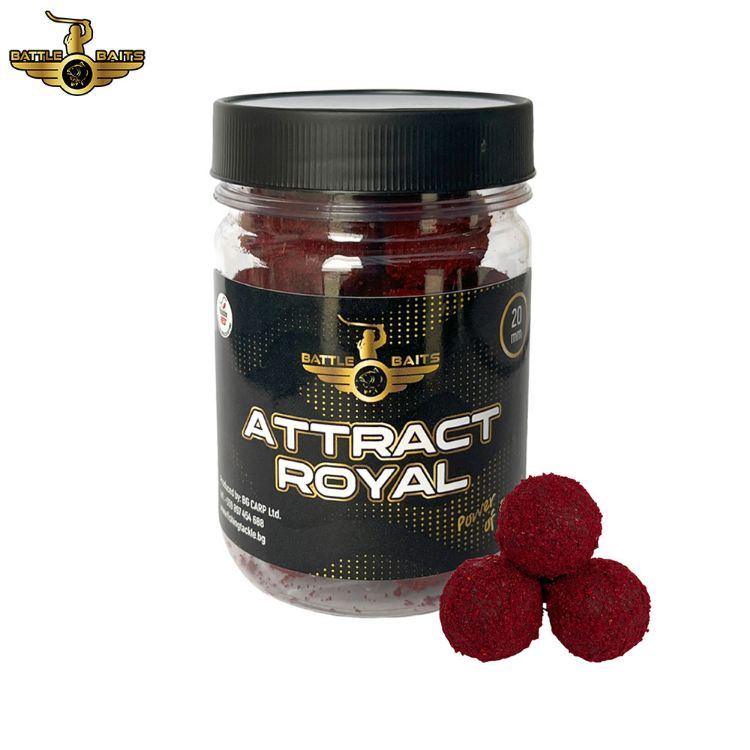 Снимка на Протеинови топчета за стръв BATTLE BAITS Attract Royal