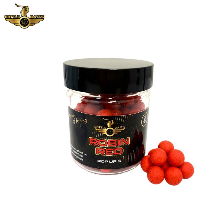 Снимка на Топчета Pop Up BATTLE BAITS Robin Red 10mm