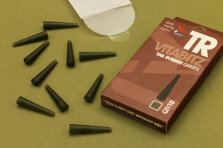 Снимка на Конус за клипс за олово ONE MORE CAST VITABITZ TAIL RUBBERS GREEN