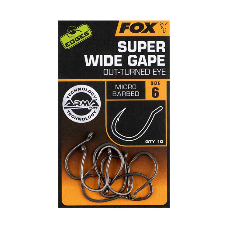 Снимка на Куки FOX EDGES Super Wide Gape Out-Turned Eye