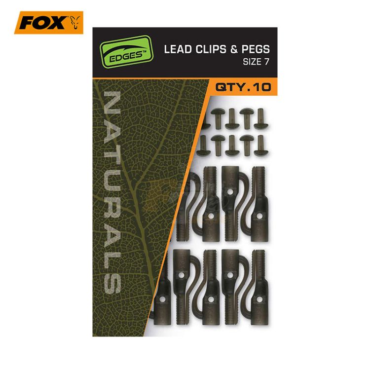 Снимка на Клипс за олово FOX Safety lead clip + pegs 