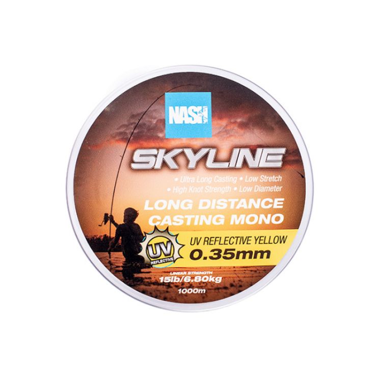 Снимка на Монофилно влакно NASH Skyline Mono UV Yellow 1000 метра