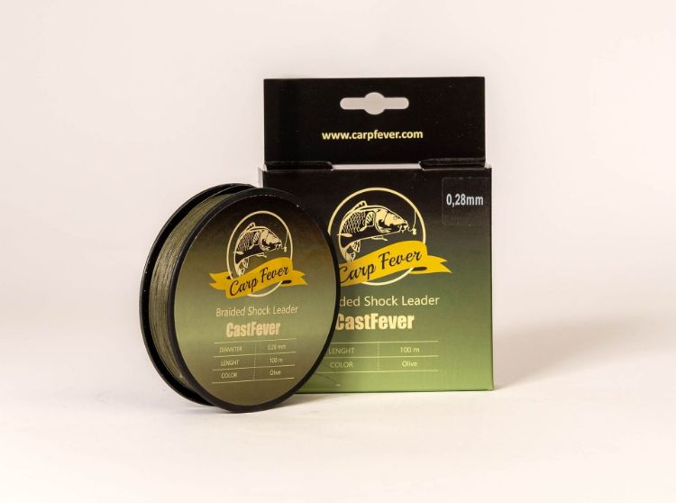 Снимка на Шок лидер Carp Fever "CastFever" Braided Shockleader