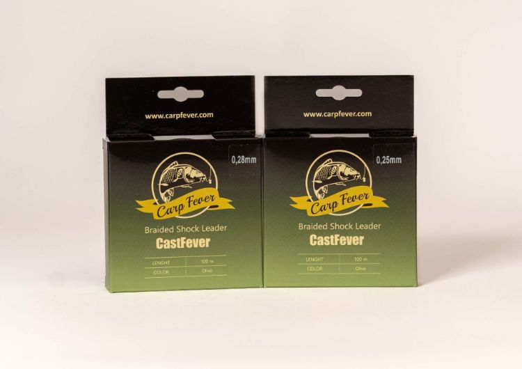 Снимка на Шок лидер Carp Fever "CastFever" Braided Shockleader