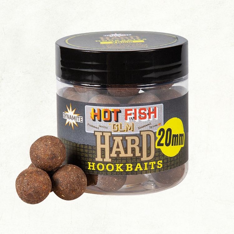Снимка на Протеинови топчета Dynamite Baits Hot fish & GLM Hook Baits