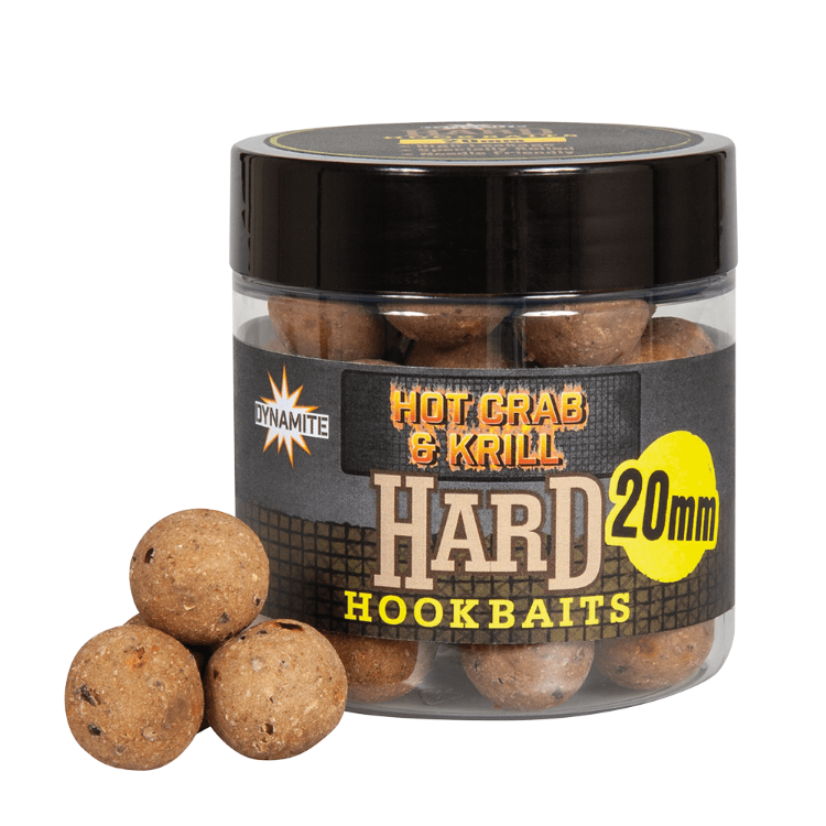 Снимка на Протеинови топчета Dynamite Baits Hot Crab & Krill Hook Baits