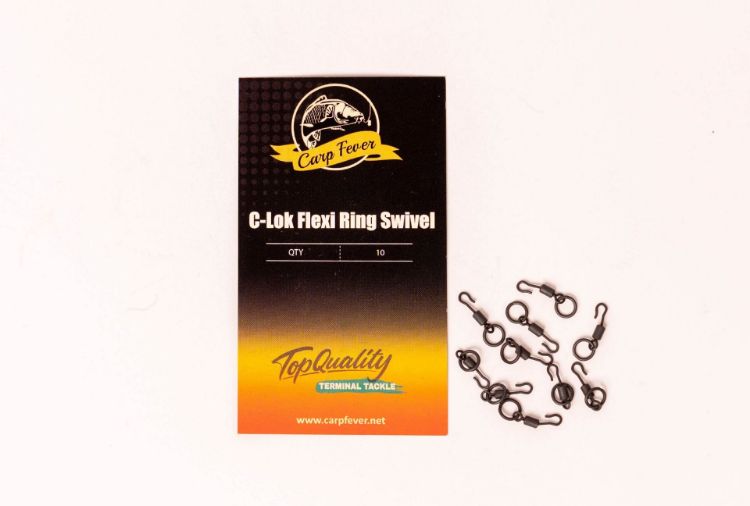 Снимка на Бърза връзка Carp Fever C-LOK FLEXI RING SWIVELS 