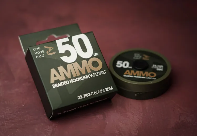 Снимка на Повод без покритие ONE MORE CAST AMMO CAMO BRAIDED HOOKLINK