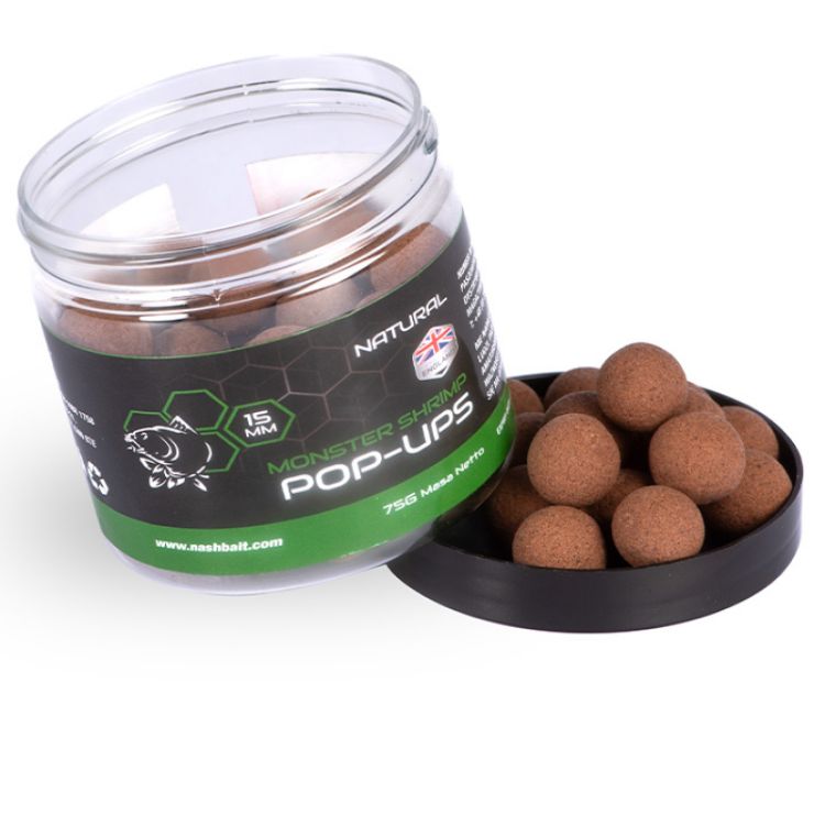 Снимка на Плуващи топчета Nash Monster Shrimp Pop Ups