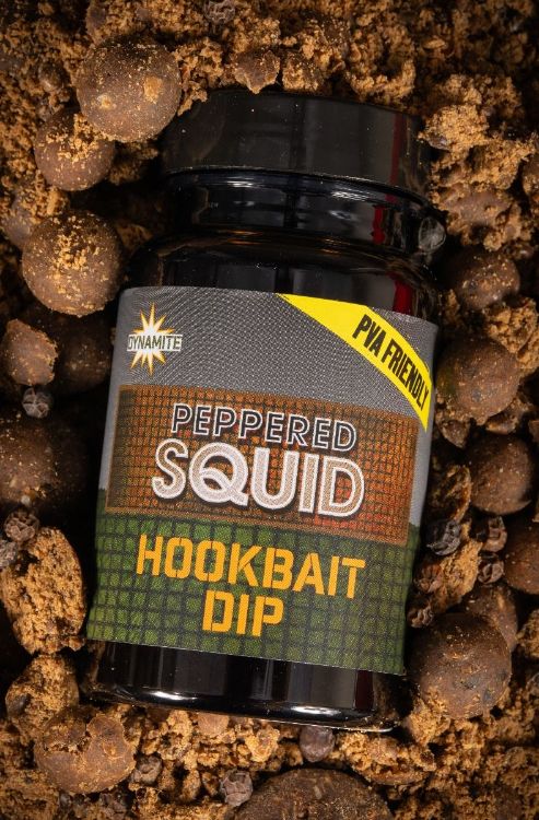 Снимка на Дип Dynamite Baits Dynamite Baits Peppered Squid Bait dip 100мл