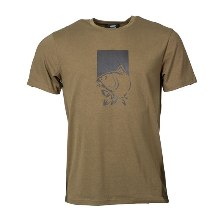 Снимка на Тениска Nash Make It Happen T-Shirt Fish Logo Green