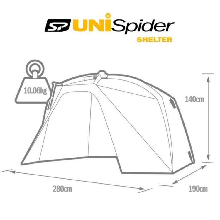 Снимка на Палатка Solar SP UNI SPIDER BIVVY SYSTEM (INCLUDES ZIP-IN GROUNDSHEET & INFIL PANEL)