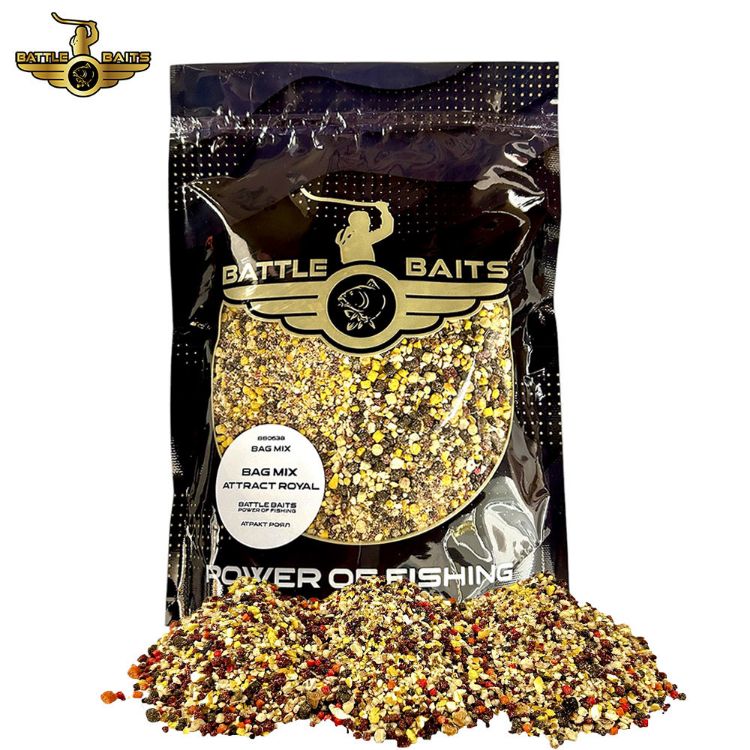 Снимка на Микс за PVA торбички BATTLE BAITS Bag Mix Attract Royal