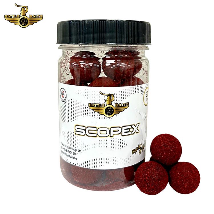 Снимка на Протеинови топчета за стръв BATTLE BAITS Scopex
