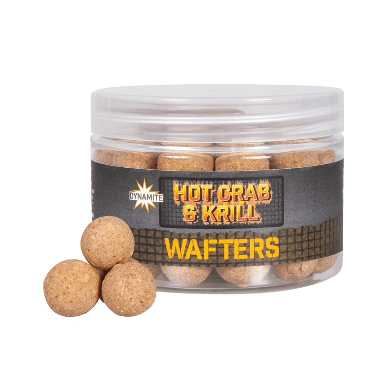 Снимка на Балансирани топчета Dynamite Baits Hot Crab and Krill Wafter 15mm