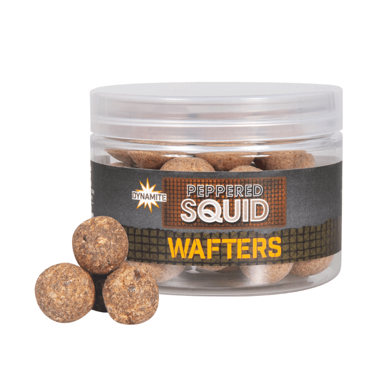 Снимка на Балансирани топчета Dynamite Baits Peppered Squid Wafters15mm 