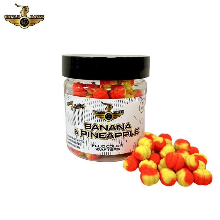Снимка на Балансирани дъмбели BATTLE BAITS Fluo Color Wafters