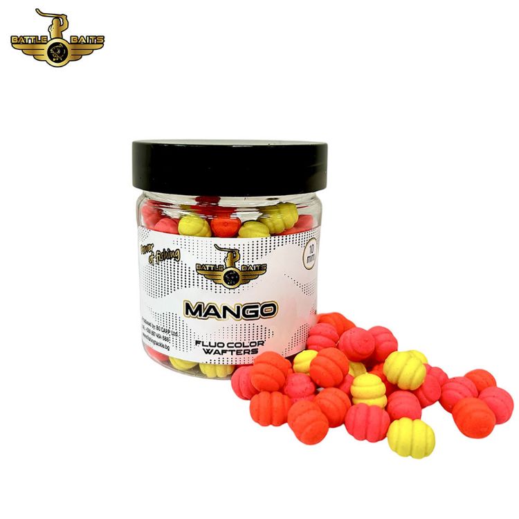 Снимка на Балансирани дъмбели BATTLE BAITS Fluo Color Wafters