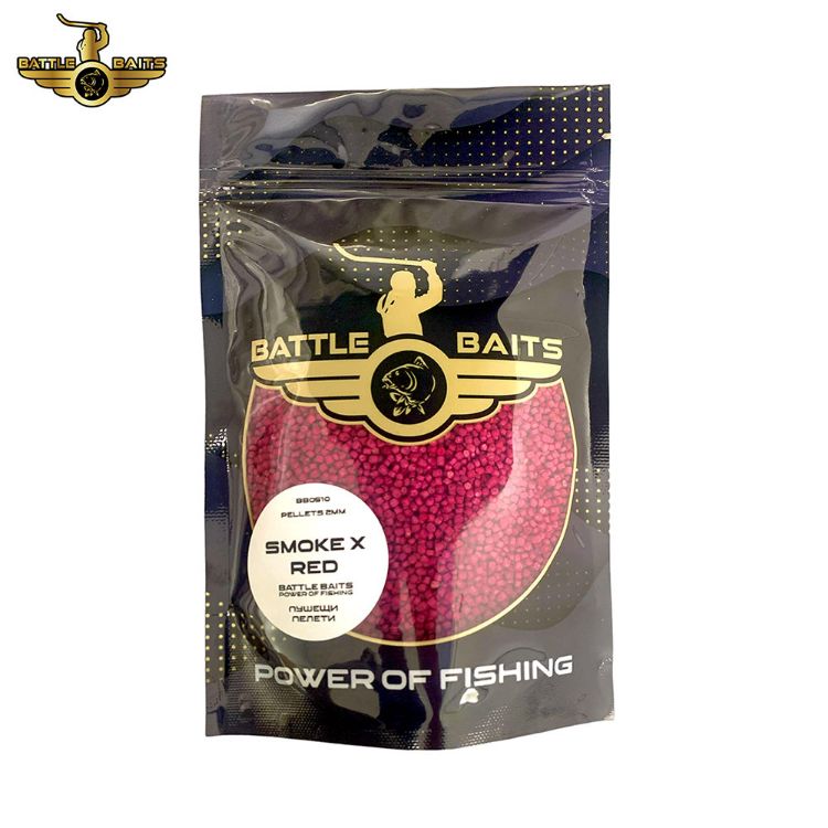 Снимка на Пелети за фидер BATTLE BAITS SMOKE X LED 2mm