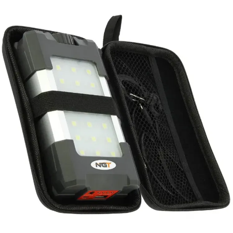 Снимка на Лампа NGT 21 LED Light - 500 Lumen with USB Rechargable 10400mAh Battery and Powerbank