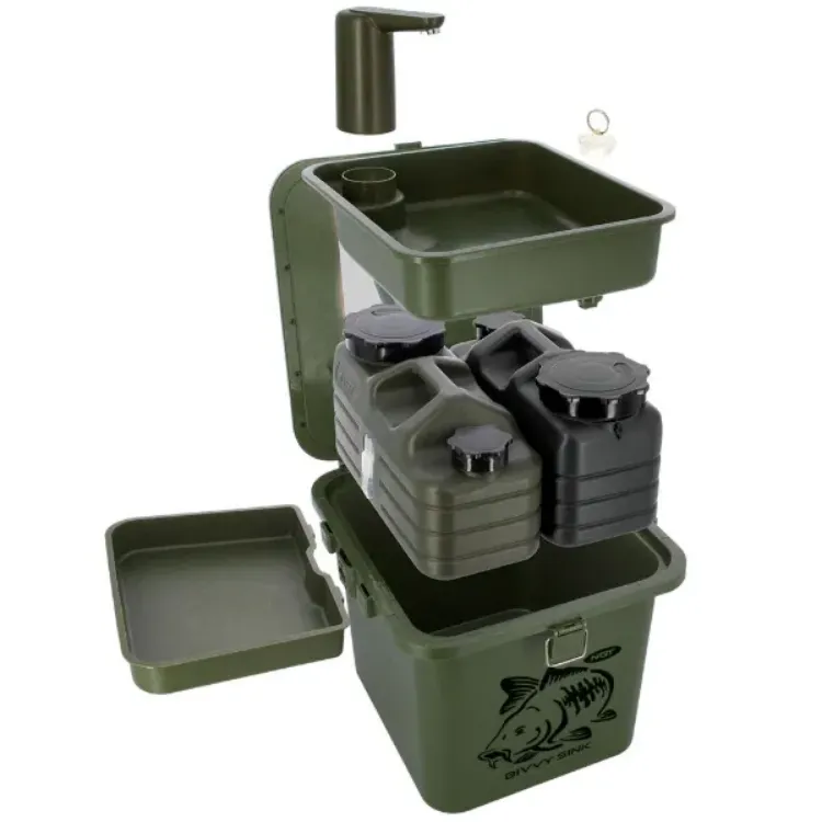 Снимка на Мивка NGT Bivvy Sink - Complete Outdoor Sink for Anglers