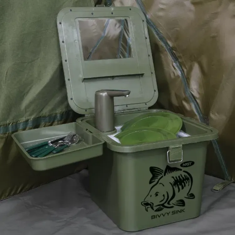Снимка на Мивка NGT Bivvy Sink - Complete Outdoor Sink for Anglers